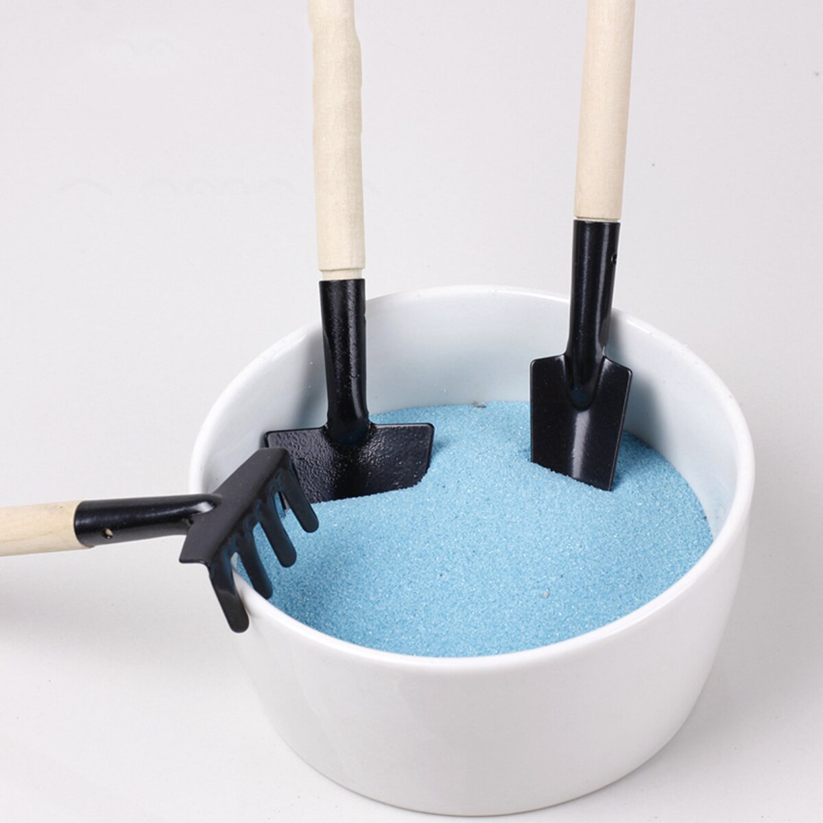 BESTOYARD 5pcs Bonsai Tools Flowers Indoor Plants Mini Hand Tool Set Gardening Tool Include Rake Spades Scissor Tweezer