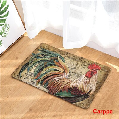 Anti Slip Floor Carpet Mat Chicken Animal Pattern Print Doormat for Bathroom Kitchen Entrance Rugs Home Decoration 40x60 50x80cm: 8 / 40x60cm