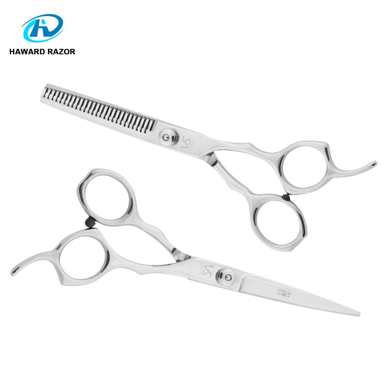 Haward frisør saks barber saks sæt højre hånd hår klip saks saks salon frisør sæt  vs02
