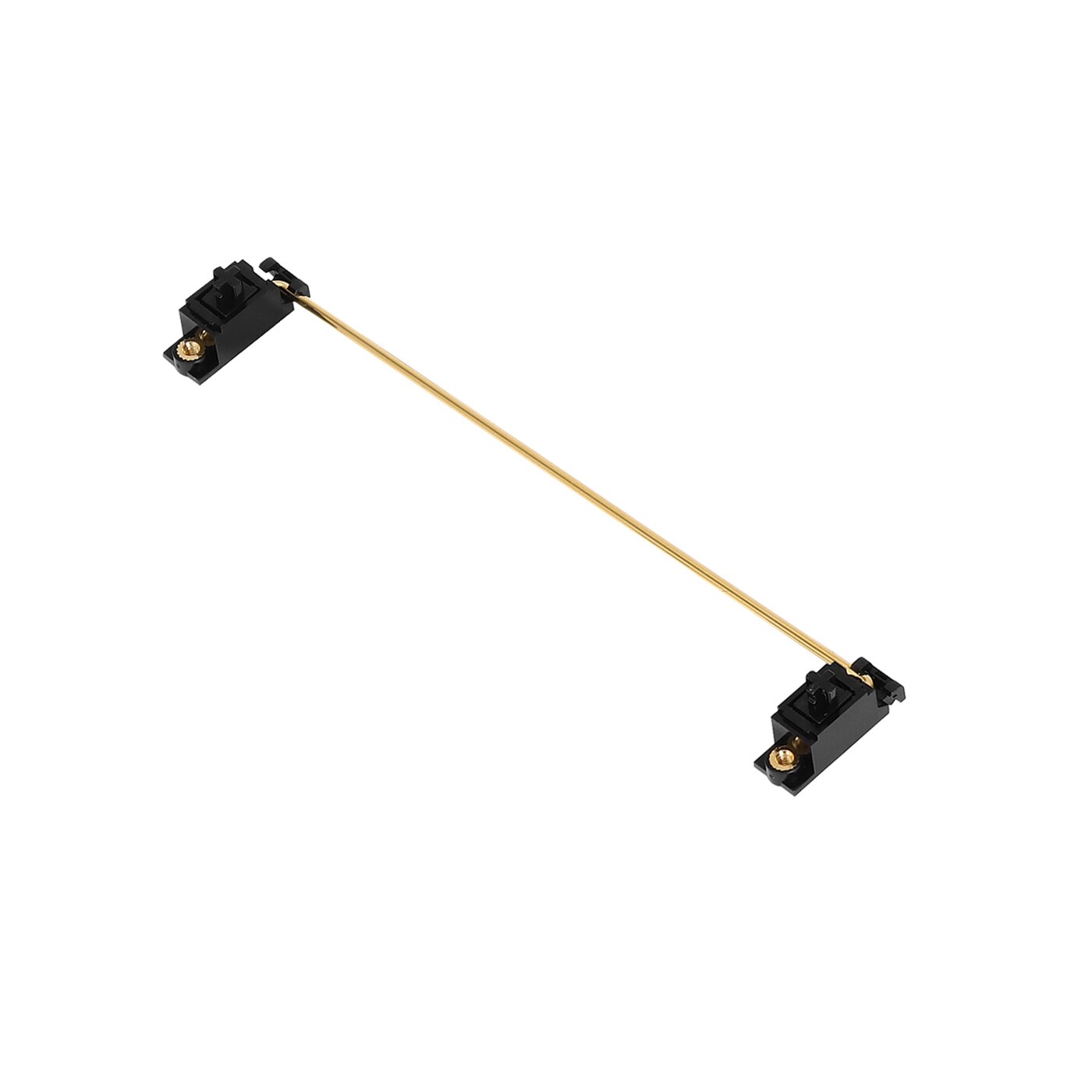 DUROCK-estabilizador de barra espaciadora de montaje en PCB, negro, dorado, V2, 2u, 6.25u, 7u, cables chapados en oro: V2 6.25U