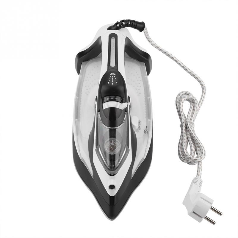 Plancha de Vapor Eléctrica de 3 velocidades, plancha de vapor portátil con enchufe europeo de 220V y 2200W, plancha de vapor inalámbrica con ajuste, placa de cerámica