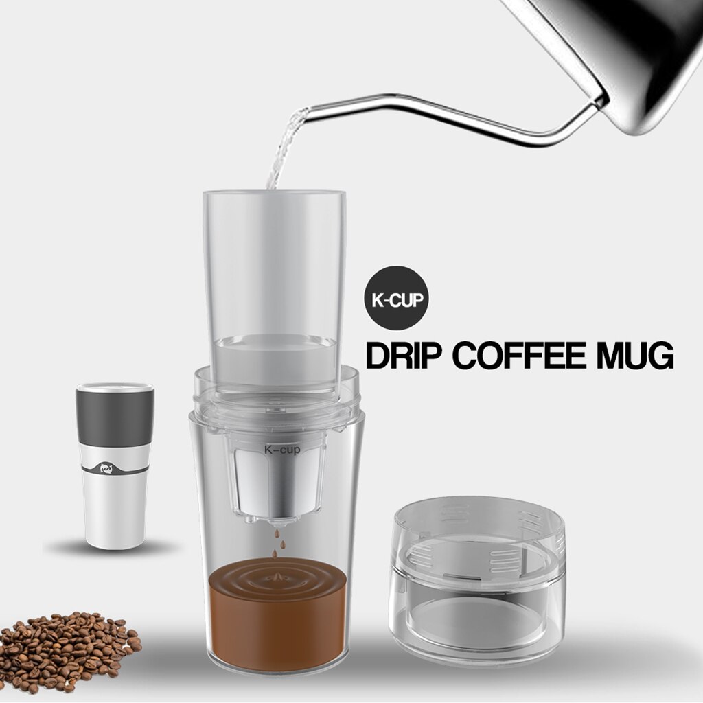 Mini-espressokahvinkeittimet k-kupin kahvinkeitin kotitalouksien matkakahvinkeitin