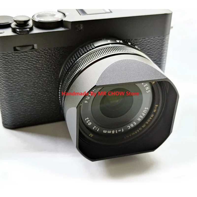 Metal Square Lens Hood for Fujifilm Fujinon XF35mm F1.4 R XF18mm F2 R XF60mm F2.4 R Lens
