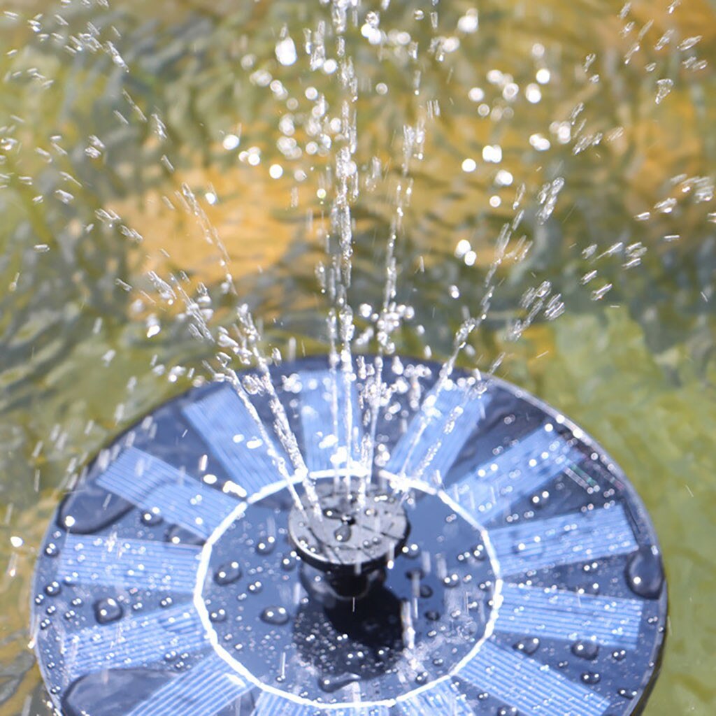 Solar Panel Water Fountain Garden Fountain Pump Solar Garden Fountains Waterfalls Power Bird Fountain Powered Water Pump
