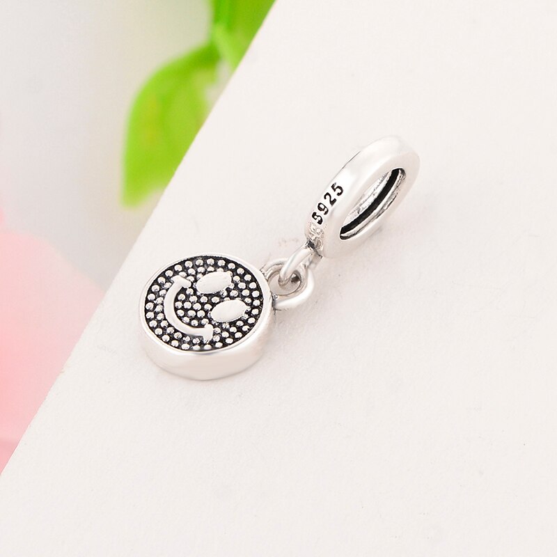 Price Authentic S925 Sterling Silver Beads My Smile Dangle Charm Fit Bracelet & Me Bracelet Pendant DIY Jewelry Women