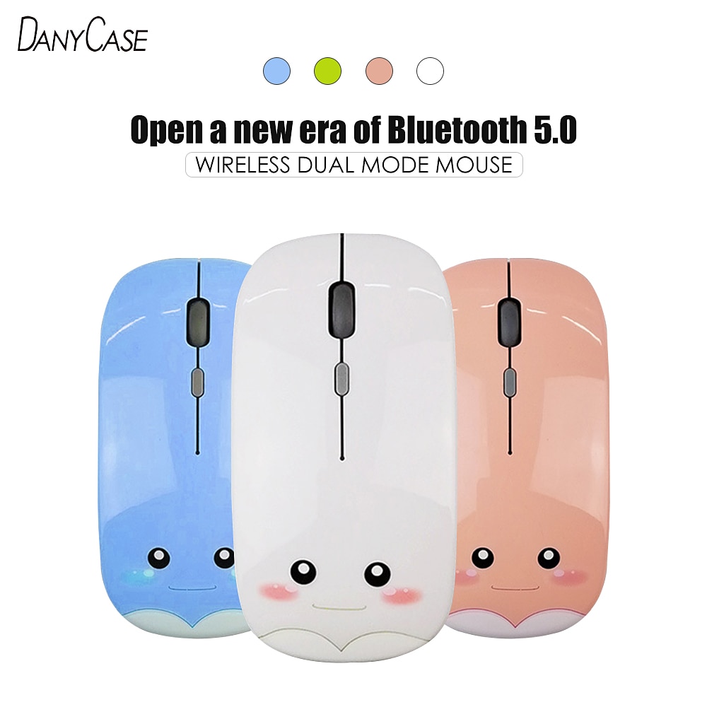 Draadloze Bluetooth Muis 5.0 Usb Optical Computer Mini Slanke Muis 1600Dpi Voor Computer Xiaomi Huawei Lenovo Ipad Pc Accessoires