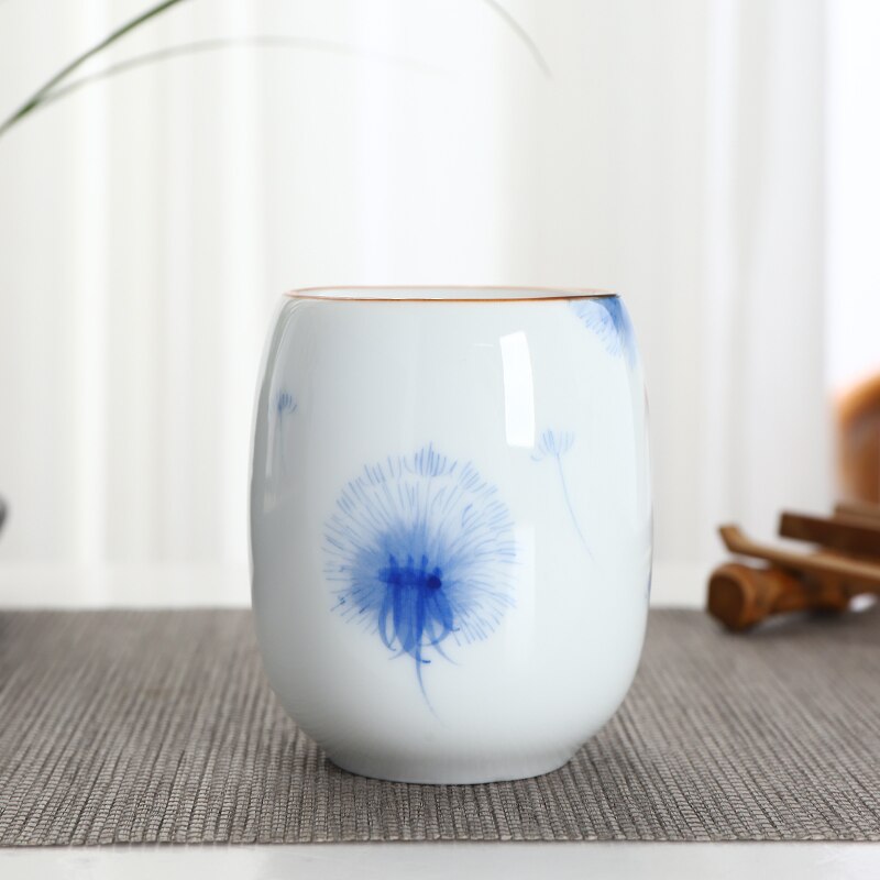 CHANSHOVA tasse à thé en céramique H271 | Motifs multiples traditionnels de Style chinois, tasse à thé en porcelaine blanche de 190ml: 3