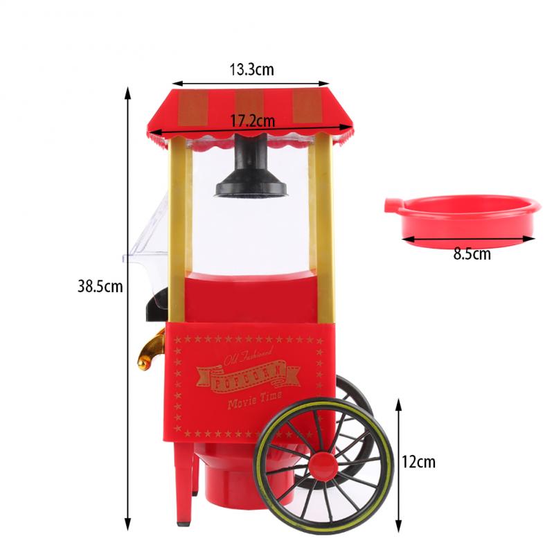 Popcorn Maschine Kleine Mini Elektrische Karneval Popcorn Hersteller 1200W Mais, Der Maschine Für Haushalt DIY Mais Popper EU Stecker HWC