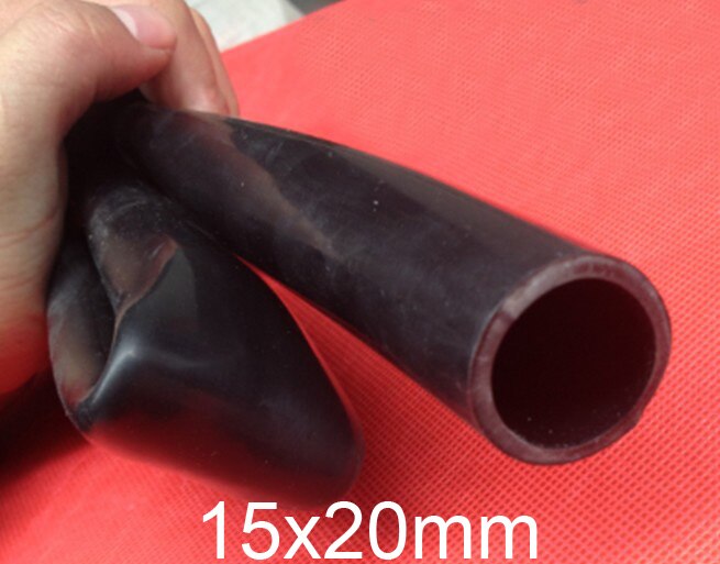 15x20mm 15mm Id Black Silicone Tube Flexible Black Grandado 15x20mm 15mm Id Black Silicone Tube Flexible Black Grandado
