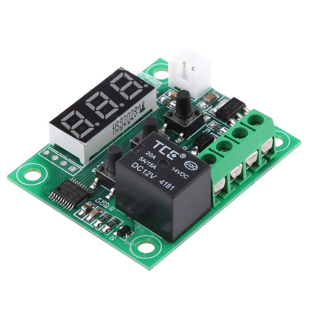 DC12V Thermostat Thermometer Cool Heat Digital Temperature Control