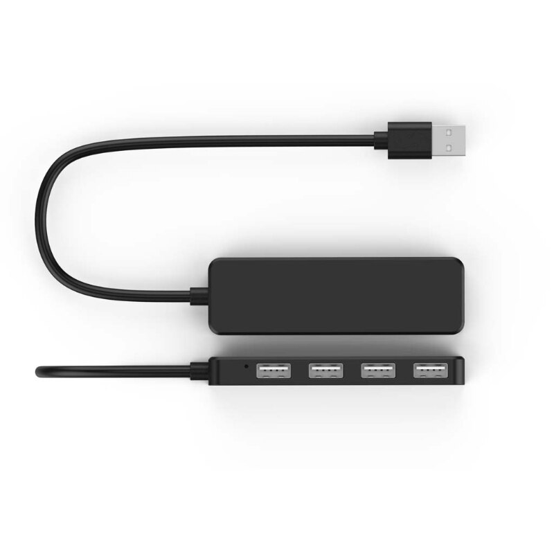 Usb 2.0 4- poorts hub-extensie splitteradapter voor laptop-pc-computerlader dxac