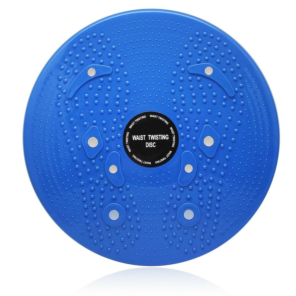 Taille Twisting Disc Balance Board Fitness Apparatuur Body Aërobe Roterende Sport Magnetische Massage Plaat Oefening Wobble Voor Thuis: Blauw