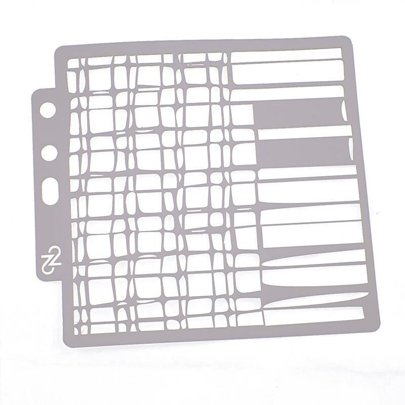 Grid Pattern Stencils Layering Painting Template Stencil for DIY Scrapbooking Photo Album Decorative Embossing Cards Craft Mold