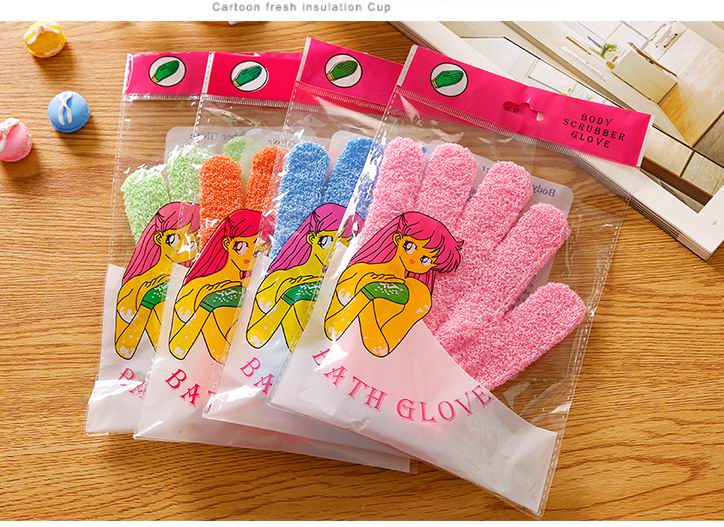 Guante de ducha Exfoliante para baño, exfoliante, guantes para fregar, esponja, 20 Uds.