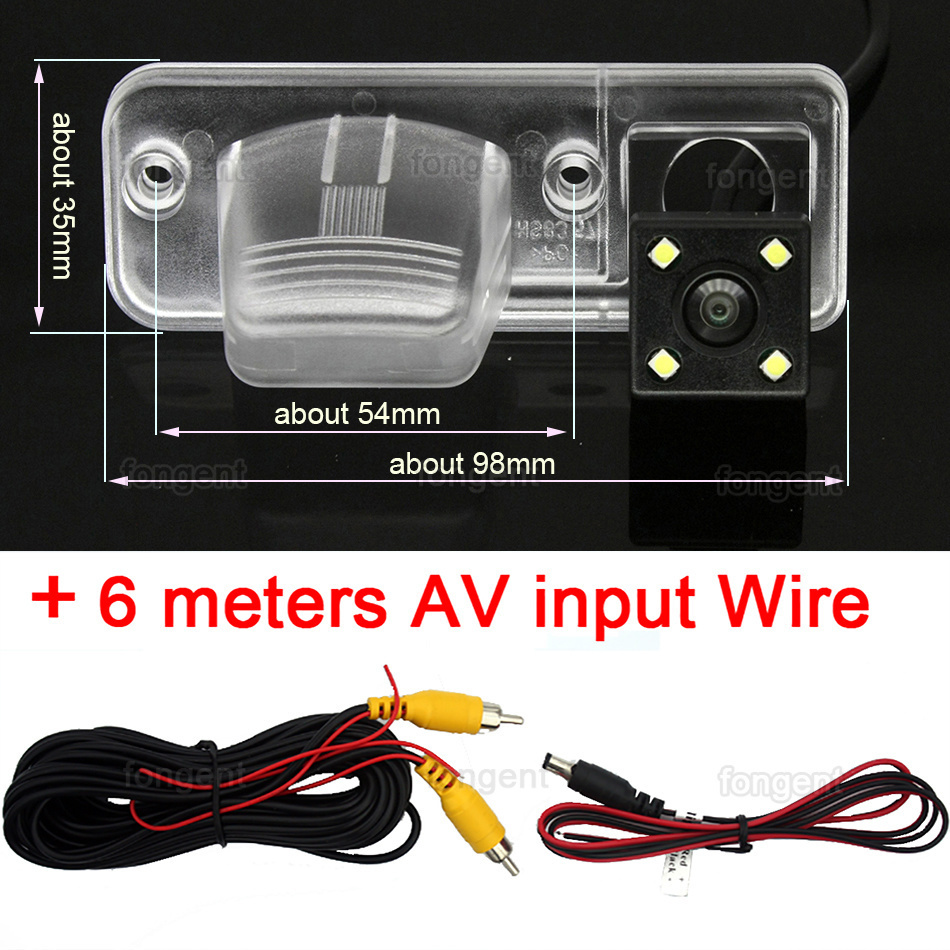 Voor Volkswagen Vw T4 Multivan Transporter Caravelle Business 1990 2000 2001 2002 2003 Auto Achteruitrijcamera Auto Reverse Back Up camera: 4led Rear Camera