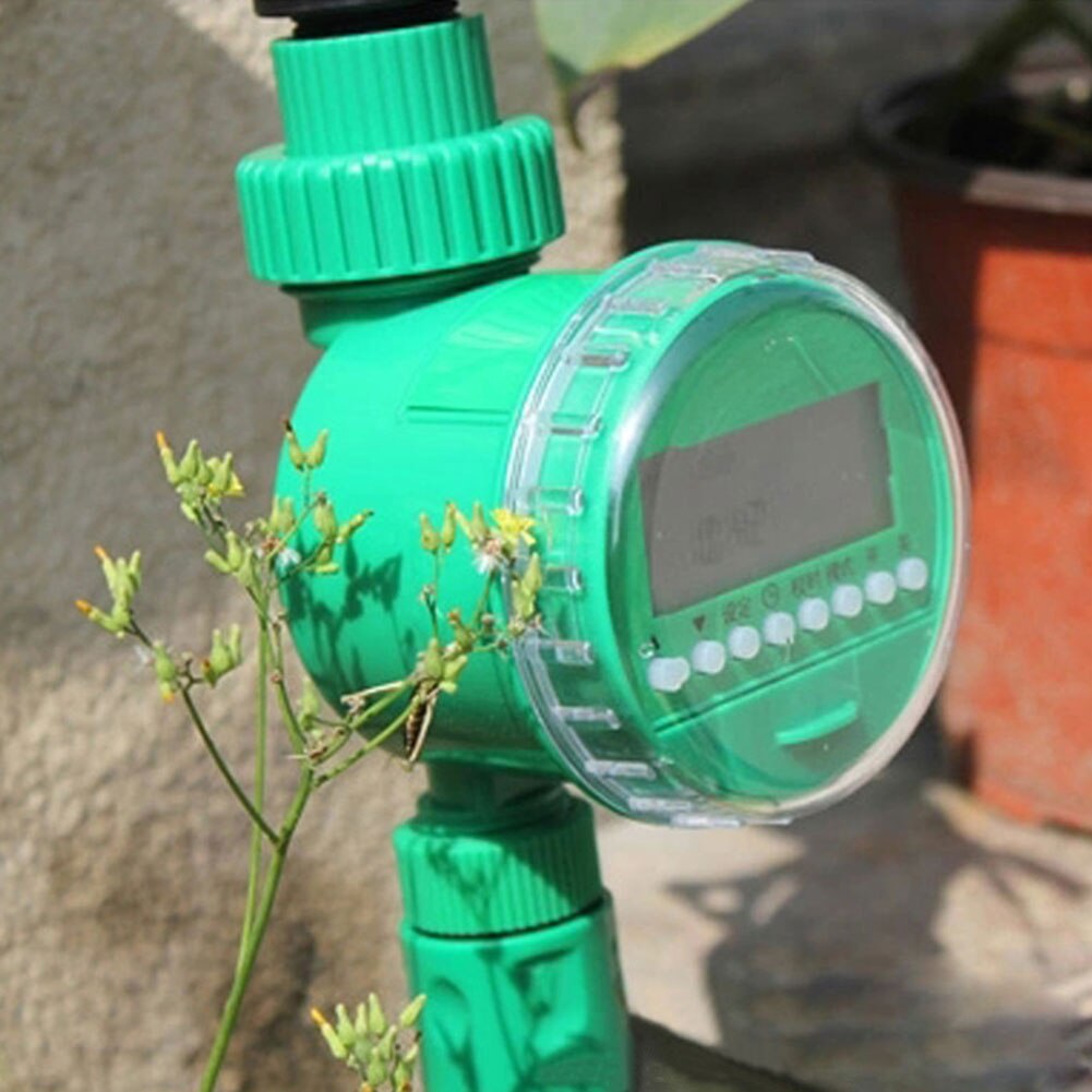Automatic Lawn Sprinkler LCD Display Tools Drip Irrigation Water Timer Digital With Permanent Memory Function Waterproof
