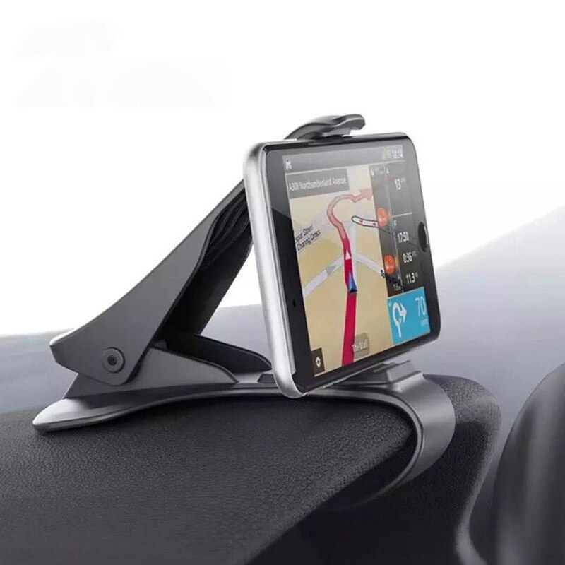 Universele auto telefoonhouder gps navigatie dashboard telefoonhouder voor mobiele telefoon clip opvouwbare houder montage standaard beugel