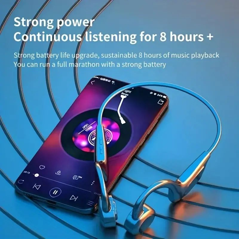 Q33Pro wireless ear-hook open-type OWS air conduction headphone LED power display memory card insertable Bluetooth earphones