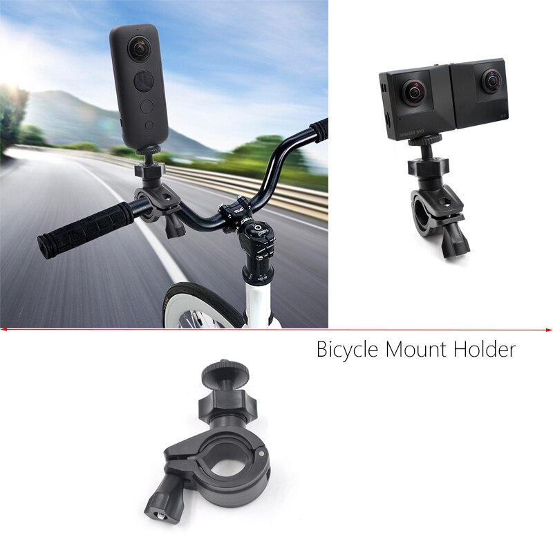 Futerał silikonowy pokrowiec ochronny obudowa ochronna pyłoszczelna czapka futerał do przechowywania folia ekranowa uchwyt do Insta360 One X2 X akcesoria: Bicycle Mount Holder
