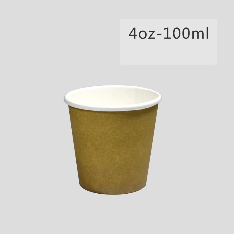 100pcs Net red 4oz 100ml disposable paper cups colorful small coffee milk tea drinking cup child birthday favors drinks cup: 100ml cup2