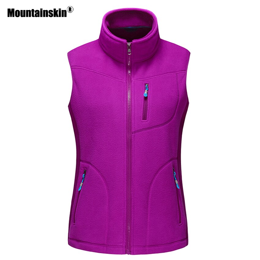 Mountainskin – gilet d'extérieur en polaire pour femme, veste d'hiver, randonnée, escalade, Trekking, sans manches, Camping, Softshell, RW074