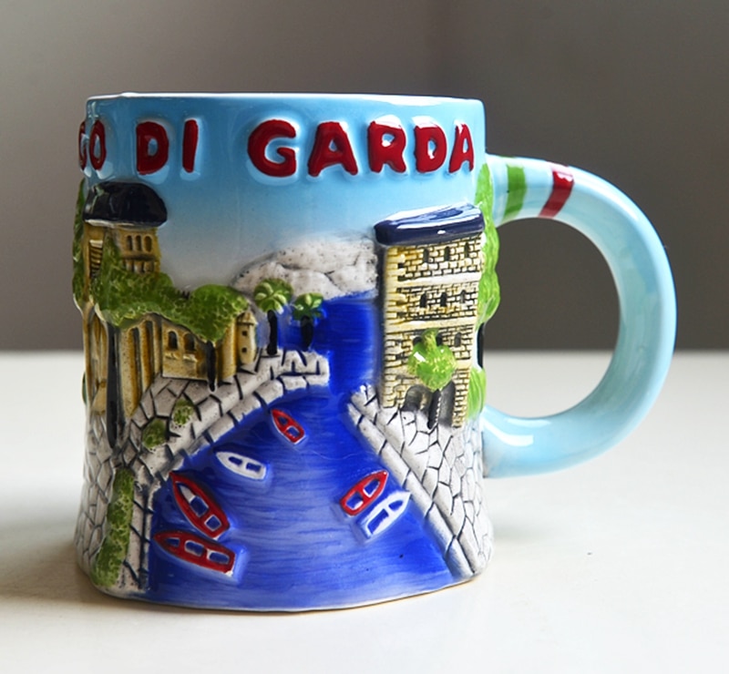 Lake Colda, Milan, Italy Ceramic Water Cups Milk Cups World Travel Souvenirs Mugs Home Office Drinkware