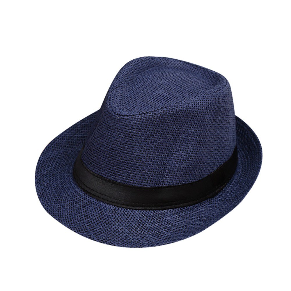 Kinder Sonnenhut Kinder Sommer Strand Stroh Hut Jazz Panama Trilby Fedora Hüte Britischen Cap Atmungsaktiv Baby Hüte Mädchen Jungen Sonnenblende