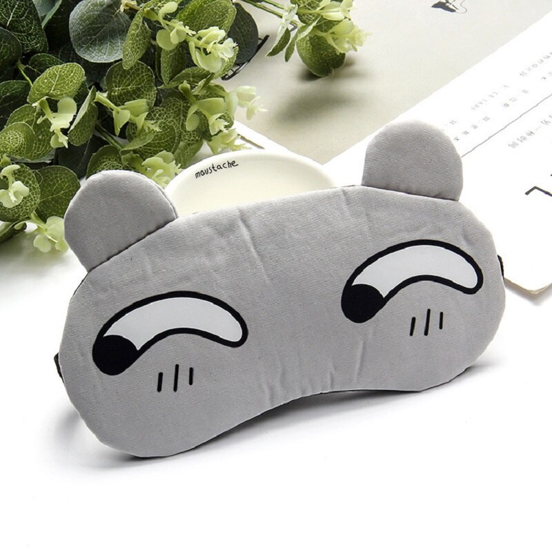 Cute Cotton Sleeping Mask Eyepatch Eye Cover For Eye Travel Relax Sleeping Aid Eye Patch Shading Eye Mask With Ice bag