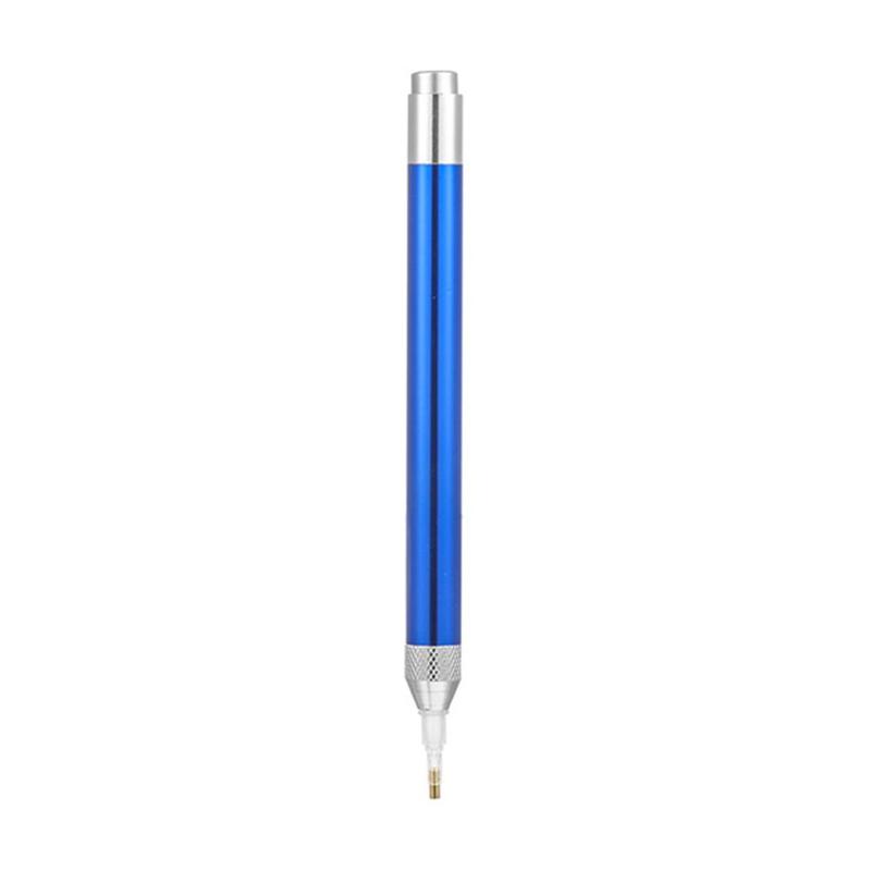 Tool Point Drill Pen DIY Lighting Drill Lighting Pen Stick Accessories Universal 5D Pens Fast Luminous Pen: blue