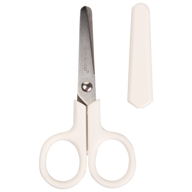 Cartoon Kids Safety Scissors Paper Cutting Cute Animal Stationery School Office Supplies