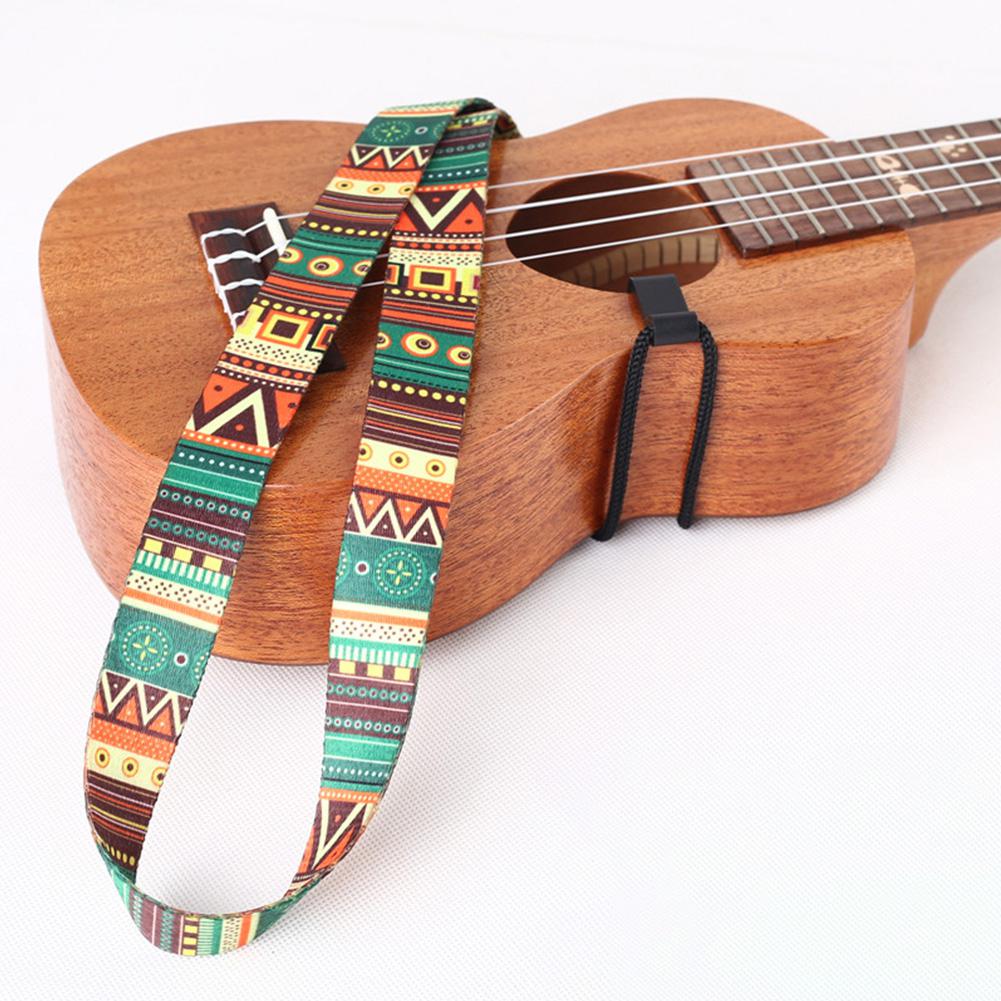 Correa de ukelele de estilo étnico, Cinta de transferencia térmica, instrumento de cinturón de guitarra, accesorios de guitarra: Default Title