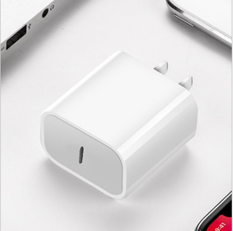 Usb C Muur Adapter 18W Power Levering Pd Quick Charger Adapter Type C Lader Snelle Adapter Iphone 11 11 pro Max Zonder Doos 5V 3