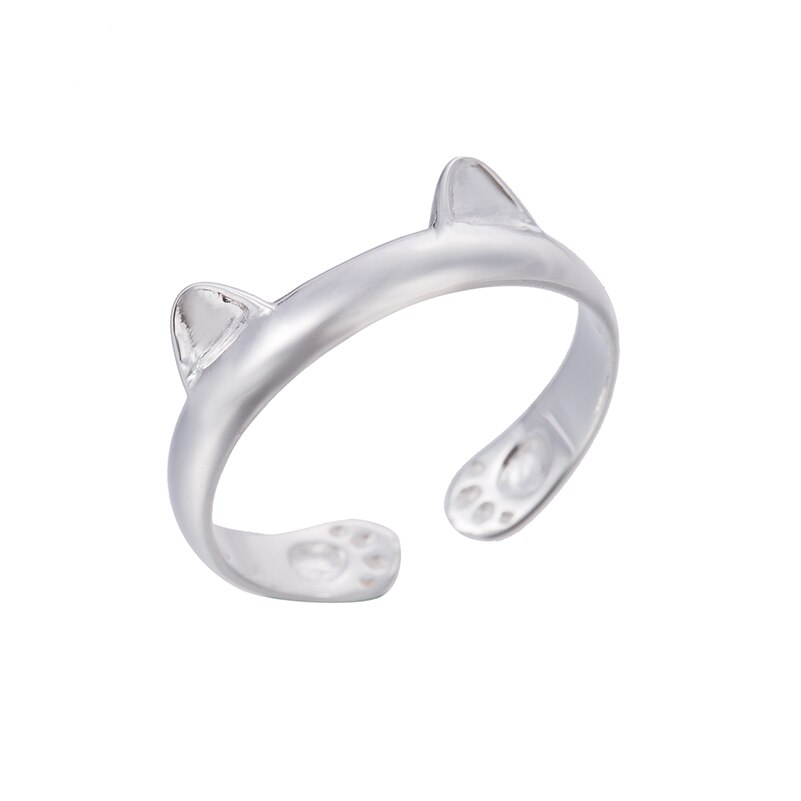 Yiustar Mode Verstelbare Groene Bladeren Ringen Voor Vrouwen Meisjes Sieraden Huwelijksgeschenken Mini Leuke Elegante Open Knuckle Vinger: 05