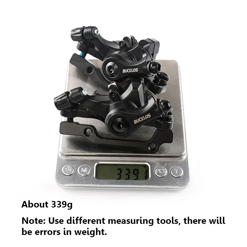 BUCKLOS Bike Front Rear Disc Brake Calipers Mechanical Line Ultralight BMX MTB Road Double Brake Caliper Cycling Brake Parts