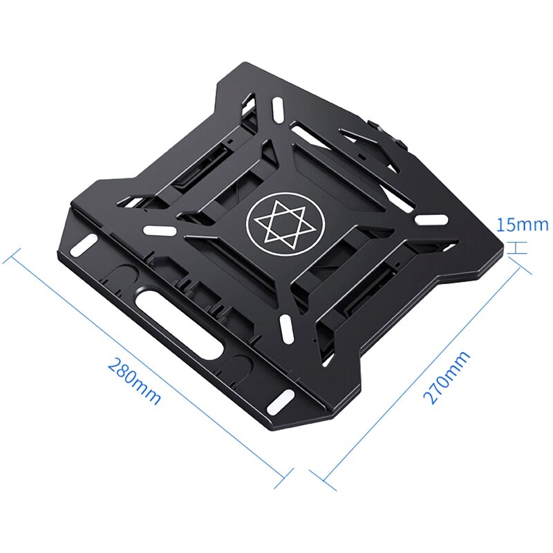 -Computer Stand Eight-Speed Adjustable Notebook Stand with Turntable Portable Foldable Notebook Stand Notebook Computers