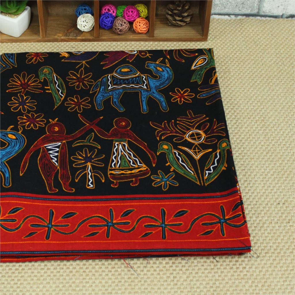 80x140 cm Linnen Katoen Stof Afrikaanse Patchwork Batik Stof Vlakte Print Stoffen voor Naaien Decoraties Textiel Gordijn Tissu
