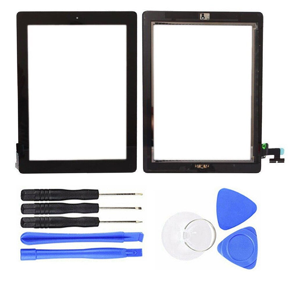 For iPad 2/3/4/Mini/Mini 2/3/Air/Air 2 Touch Screen Digitizer Outer Panel Front Glass Sensor Replacement