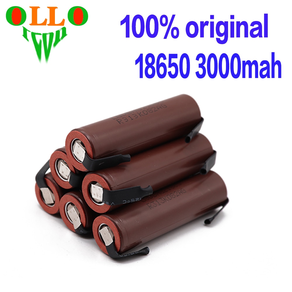 100% Originele HG2 18650 3000Mah Batterij 18650HG2 3.6V Ontlading 20A, Dedicated Voor Hg2 Batterijen Met Nikkel Vel