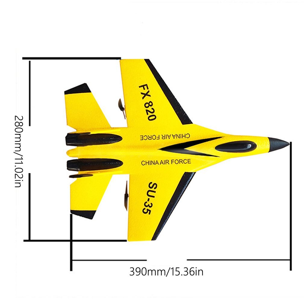 Perfect Structure To Guarantee Great Flight Performancefx-820 Rc Airplane Fixed Wing 35 Remote Control Aircraft Glider