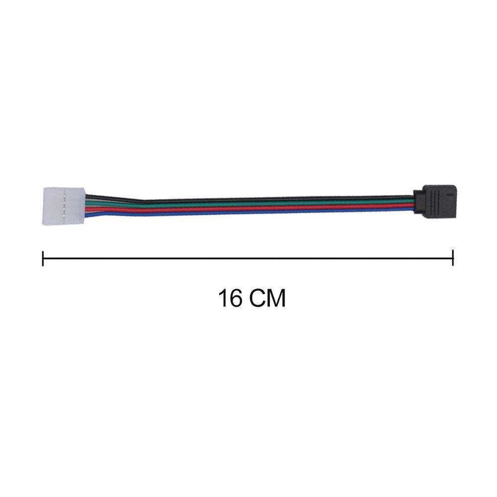 10 Pcs 10Mm 4 Pin Mannelijke Vrouwelijke Pcb Connector Kabel Voor Rgb 5050 3528 Led Strips Controle Kabel Voor led Strip Verlichting Tape Lint X2