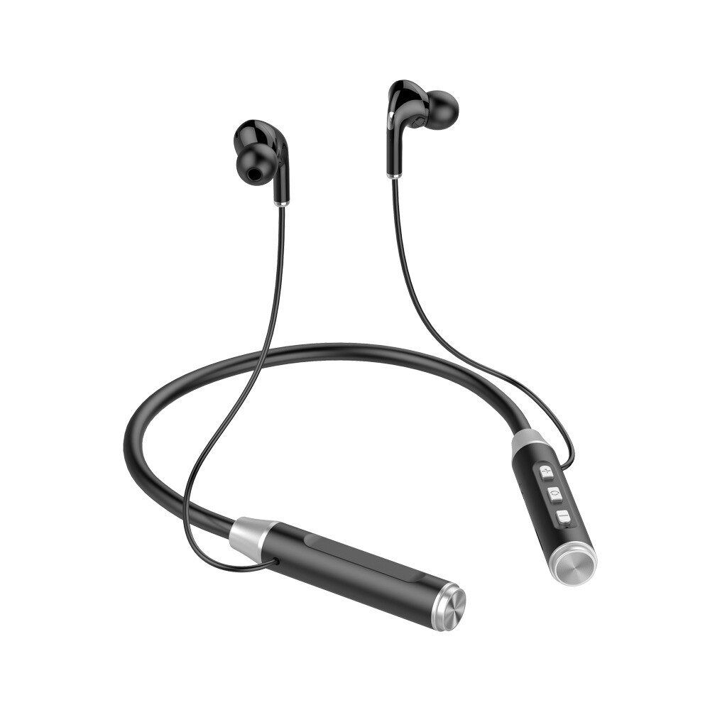 ultra-long battery life hanging neck bluetooth earphone wireless in-ear neck hanging magnetic sports bluetooth headphones