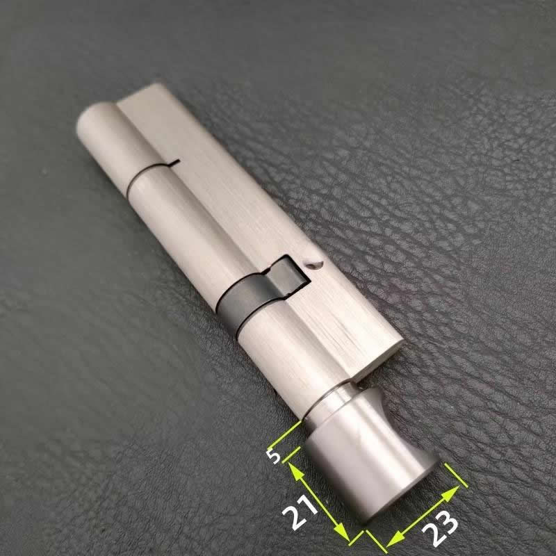 Round handle knob Lock Cylinder height 32mm Length 60-110mm with 5 keys Copper material rust-proof Suitable for wooden doors