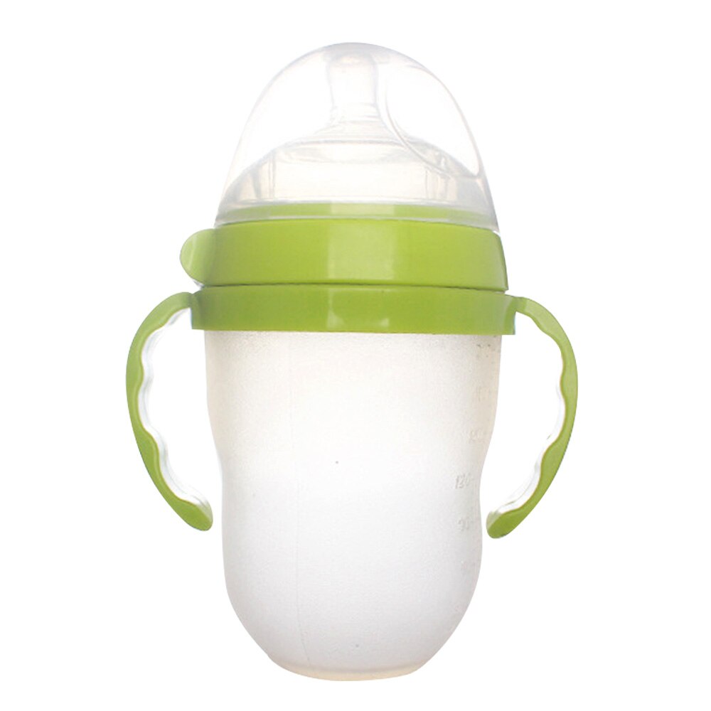 2PCS Heat Resistance Baby Feeding Milk Bottle Handle PP Baby Bottle Cover Grip for Comotomo Baby Bottles Training Accessories