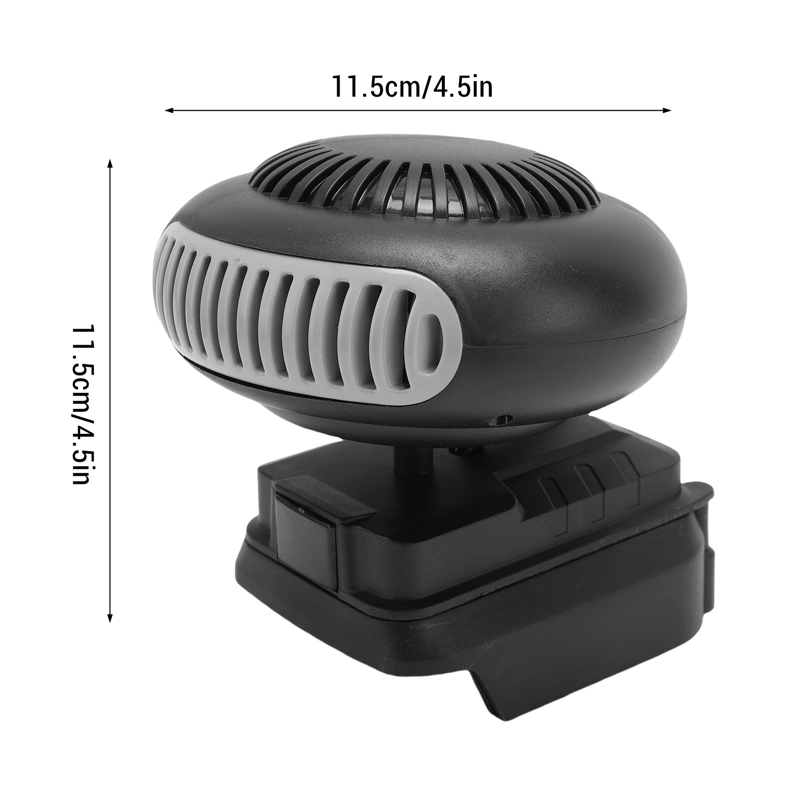 Calentador de coche portátil Calentador de coche ABS Desempañador de ventana de coche portátil Calentador de espacio pequeño para triciclos eléctricos Coches Uso interior