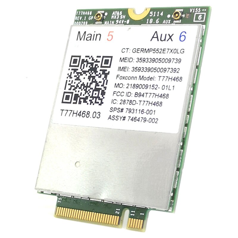 4G Module LT4211 T77H468 GOBI5000 Lte/EV-DO/Hspa + Wwan-kaart Sps: 793116-001 Voor Hp LT4211 Elitebook 740 750 820 840 850 G2/810 G3