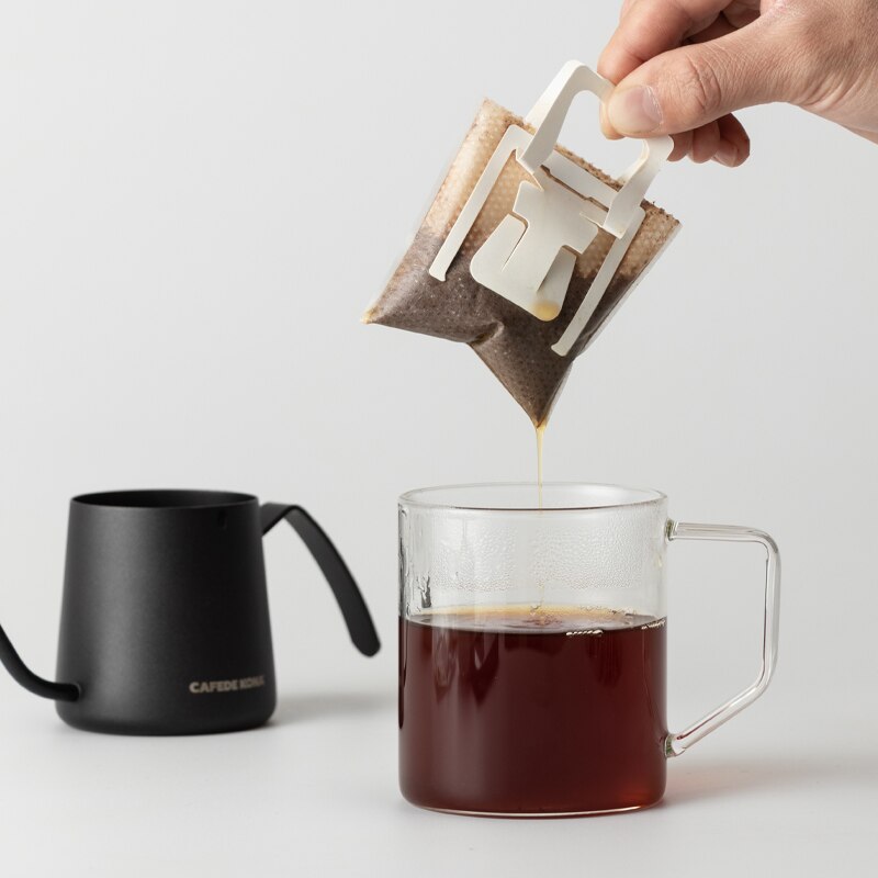 Cafedekona Drip Koffie Filter Tas 50 Vellen Opknoping Oor Stijl Filters Giet-Over Papier Koffie Wegwerp Filters Brouwen Koffie hand