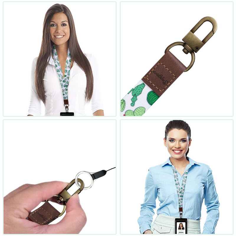 485*20mm nyckelring remmar rep mobiltelefon hals rem lanyard för id-kort nyckelring usb badge hållare diy lariat lanyard hang rop