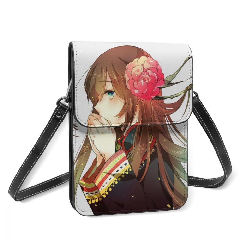 Hetalia Schoudertas, Lederen Tas, Multi-Pocket Dame Tas, Student Mode-Kaart Tas, mobiele Telefoon Tas