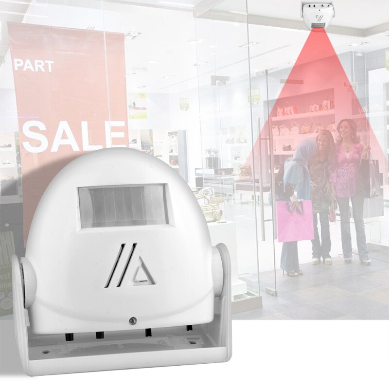 Welkom Draadloze Deurbel Gast Welkom Chime Alarm Pir Motion Sensor Voor Winkel Winkel Entry Security Deurbel Infrarood Detector