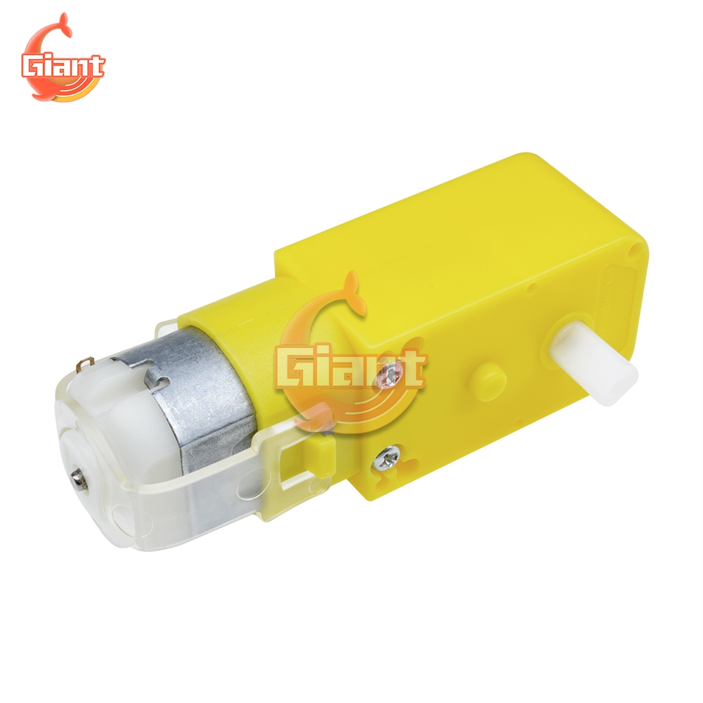 DC 3-6V Double Shaft 125 RPM Motor for TT Motor 125 rpm 2WD Smart Robot Car Chassis Kit Smart Car Wheels for Arduino DIY Kit